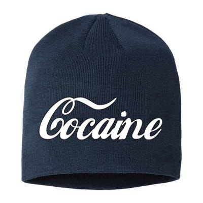 Cocaine Funny Sustainable Beanie