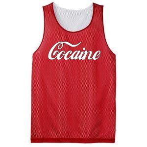 Cocaine Funny Mesh Reversible Basketball Jersey Tank