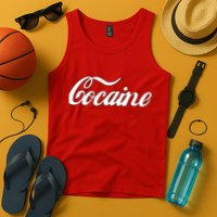 Cocaine Funny Tank Top