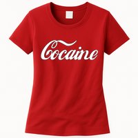 Cocaine Funny Womens T-Shirt