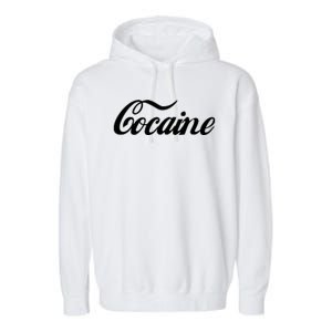 Cocaine Funny Garment-Dyed Fleece Hoodie