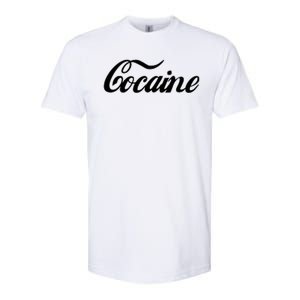 Cocaine Funny Softstyle CVC T-Shirt