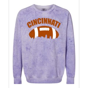 Cincinnati Football Colorblast Crewneck Sweatshirt