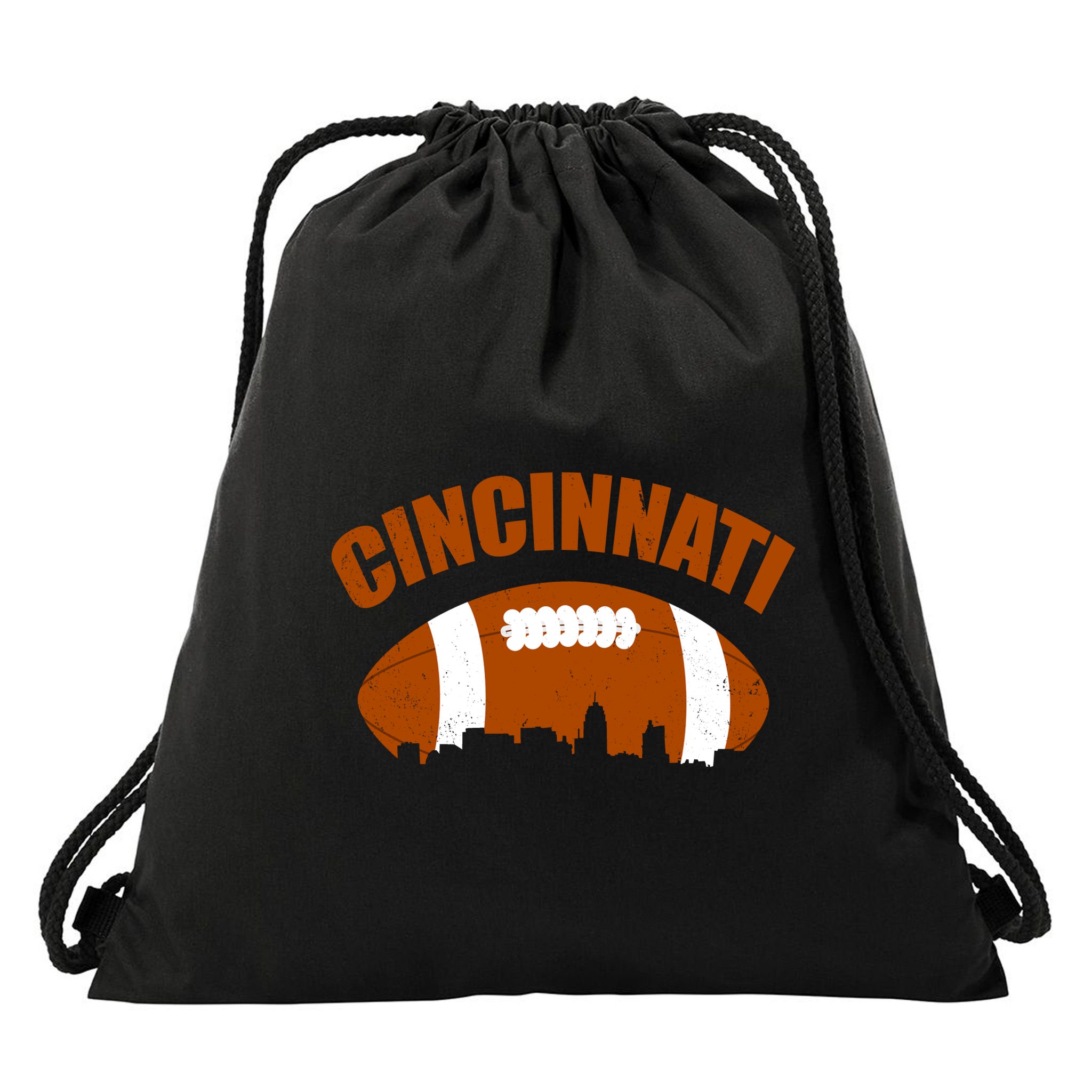 Cincinnati Football Drawstring Bag