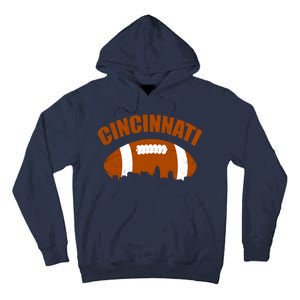 Cincinnati Football Tall Hoodie