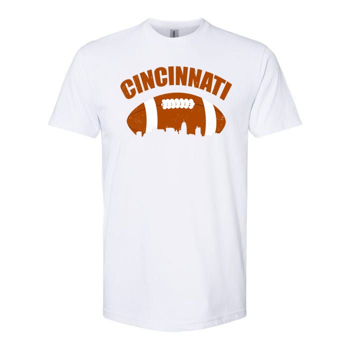 Cincinnati Football Softstyle CVC T-Shirt