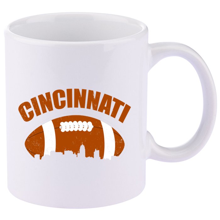 Cincinnati Football 11oz C Handle Ceramic Mug