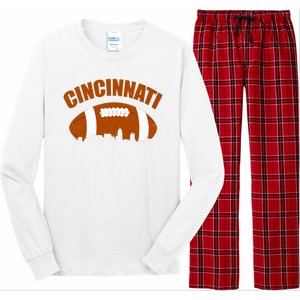 Cincinnati Football Long Sleeve Pajama Set