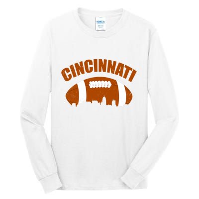 Cincinnati Football Tall Long Sleeve T-Shirt