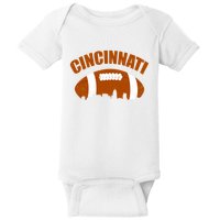 Cincinnati Football Baby Bodysuit