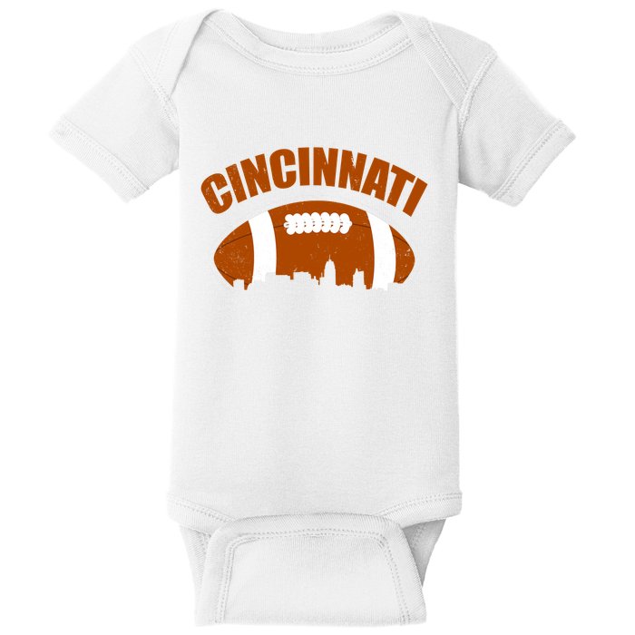 Cincinnati Football Baby Bodysuit