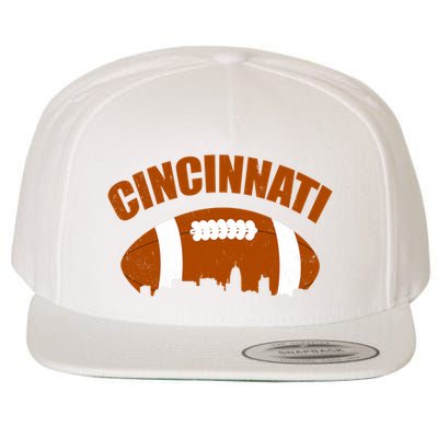 Cincinnati Football Wool Snapback Cap
