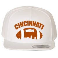 Cincinnati Football Wool Snapback Cap