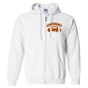 Cincinnati Football Full Zip Hoodie