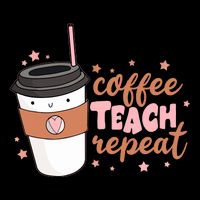 Cute Funny Coffee Teach Repeat Teacher Life Coffee Lover Impact Tech Backpack