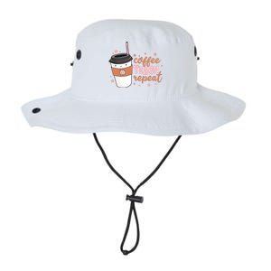 Cute Funny Coffee Teach Repeat Teacher Life Coffee Lover Legacy Cool Fit Booney Bucket Hat