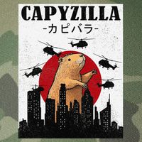 Capybara Funny Capybara Rodent Capyzilla Funny Legacy Tie Dye Trucker Hat