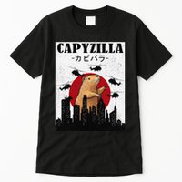 Capybara Funny Capybara Rodent Capyzilla Funny Tall T-Shirt