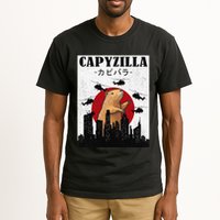 Capybara Funny Capybara Rodent Capyzilla Funny Tall T-Shirt