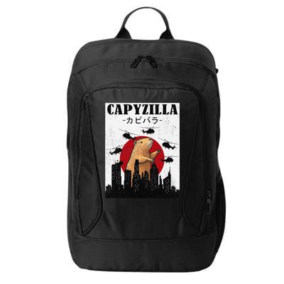 Capybara Funny Capybara Rodent Capyzilla Funny City Backpack
