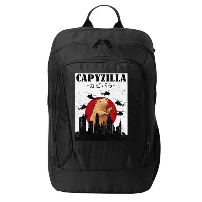 Capybara Funny Capybara Rodent Capyzilla Funny City Backpack