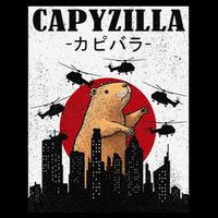 Capybara Funny Capybara Rodent Capyzilla Funny Backpack