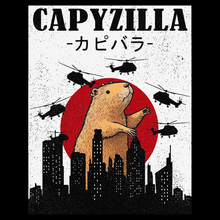 Capybara Funny Capybara Rodent Capyzilla Funny Backpack