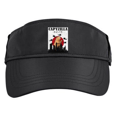 Capybara Funny Capybara Rodent Capyzilla Funny Adult Drive Performance Visor