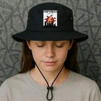 Capybara Funny Capybara Rodent Capyzilla Funny Bucket Hat