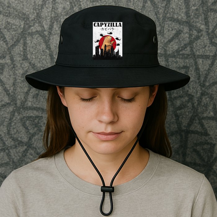 Capybara Funny Capybara Rodent Capyzilla Funny Bucket Hat
