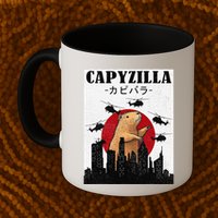 Capybara Funny Capybara Rodent Capyzilla Funny Mug