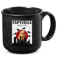 Capybara Funny Capybara Rodent Capyzilla Funny 15oz Campfire Ceramic Mug