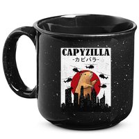 Capybara Funny Capybara Rodent Capyzilla Funny 15oz Campfire Ceramic Mug