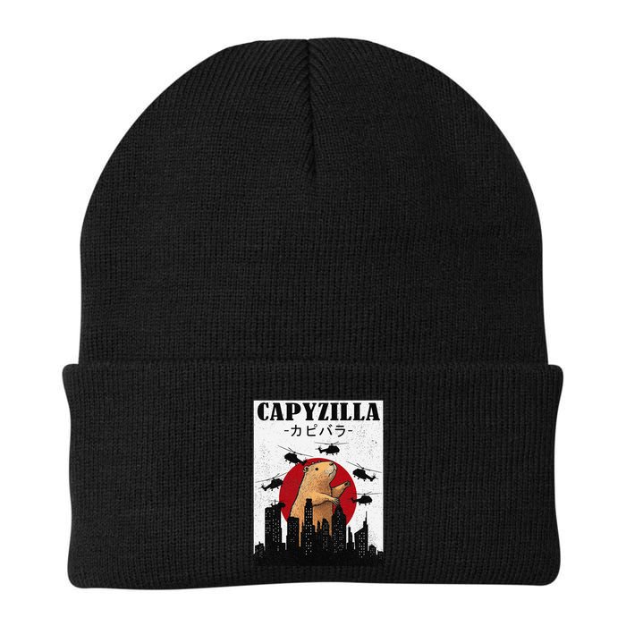 Capybara Funny Capybara Rodent Capyzilla Funny Beanie