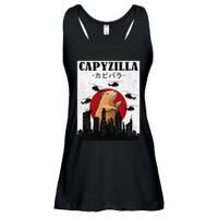 Capybara Funny Capybara Rodent Capyzilla Funny Ladies Essential Flowy Tank