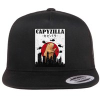 Capybara Funny Capybara Rodent Capyzilla Funny Flatbill Hat