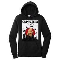 Capybara Funny Capybara Rodent Capyzilla Funny Women's Pullover Hoodie