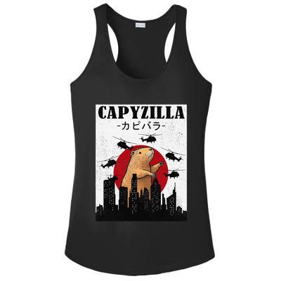 Capybara Funny Capybara Rodent Capyzilla Funny Ladies PosiCharge Competitor Racerback Tank