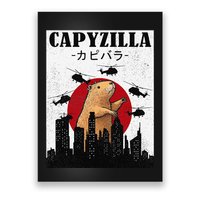 Capybara Funny Capybara Rodent Capyzilla Funny Poster