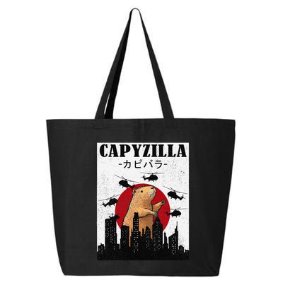 Capybara Funny Capybara Rodent Capyzilla Funny 25L Jumbo Tote