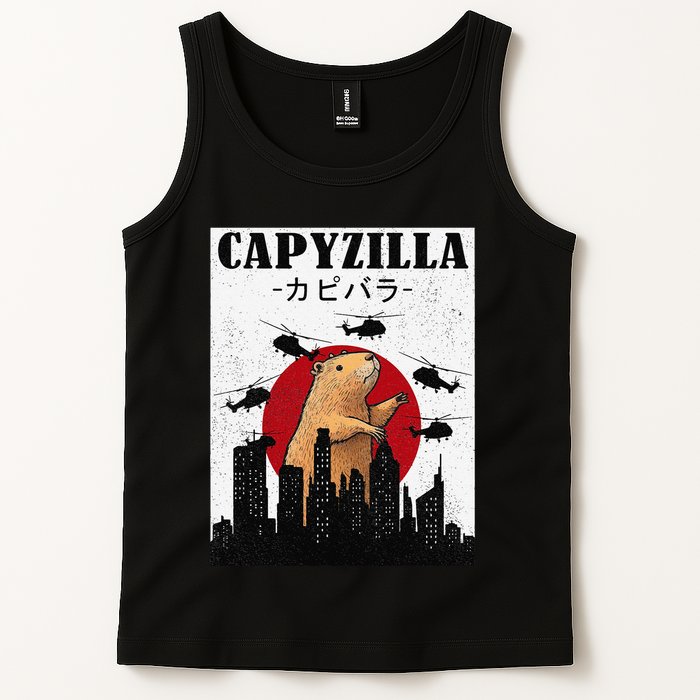 Capybara Funny Capybara Rodent Capyzilla Funny Tank Top