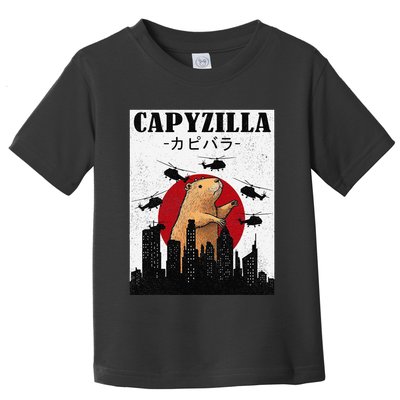 Capybara Funny Capybara Rodent Capyzilla Funny Toddler T-Shirt