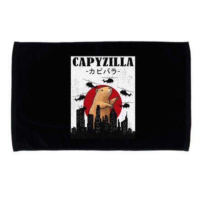 Capybara Funny Capybara Rodent Capyzilla Funny Microfiber Hand Towel