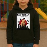 Capybara Funny Capybara Rodent Capyzilla Funny Kids Hoodie