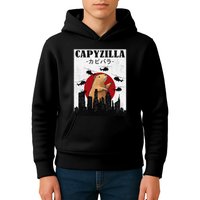 Capybara Funny Capybara Rodent Capyzilla Funny Kids Hoodie