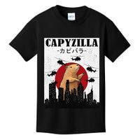 Capybara Funny Capybara Rodent Capyzilla Funny Kids T-Shirt