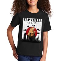 Capybara Funny Capybara Rodent Capyzilla Funny Kids T-Shirt