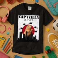 Capybara Funny Capybara Rodent Capyzilla Funny Kids T-Shirt