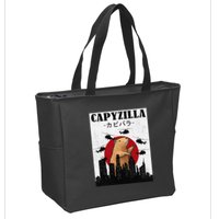 Capybara Funny Capybara Rodent Capyzilla Funny Zip Tote Bag