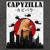 Capybara Funny Capybara Rodent Capyzilla Funny Vector Backpack